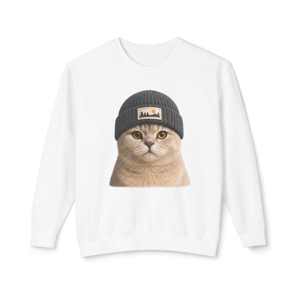 Cat Beanie Sweatshirt