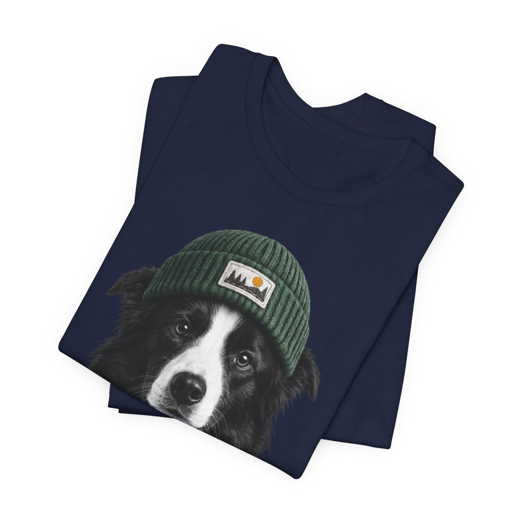 Border Collie in a Beanie