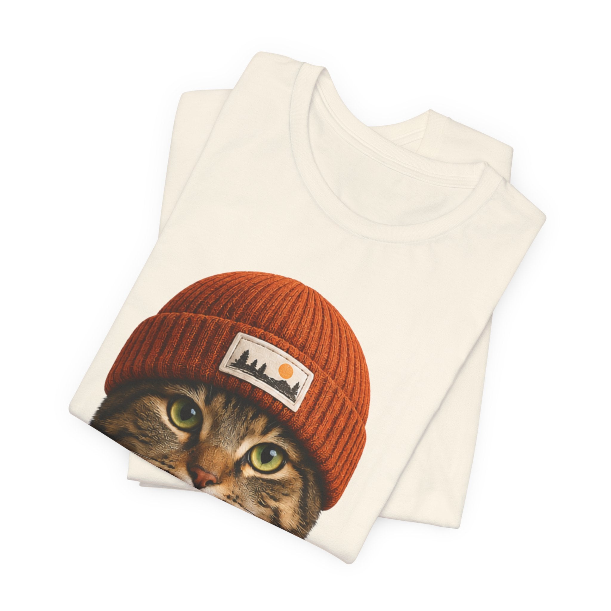 Tabby Cat in a Beanie