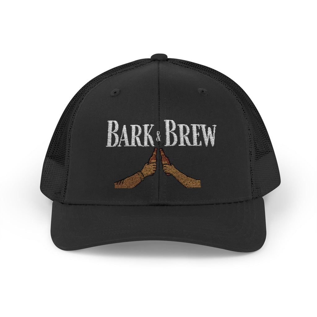 Trucker Cap — "Bark and Brew"  Snapback