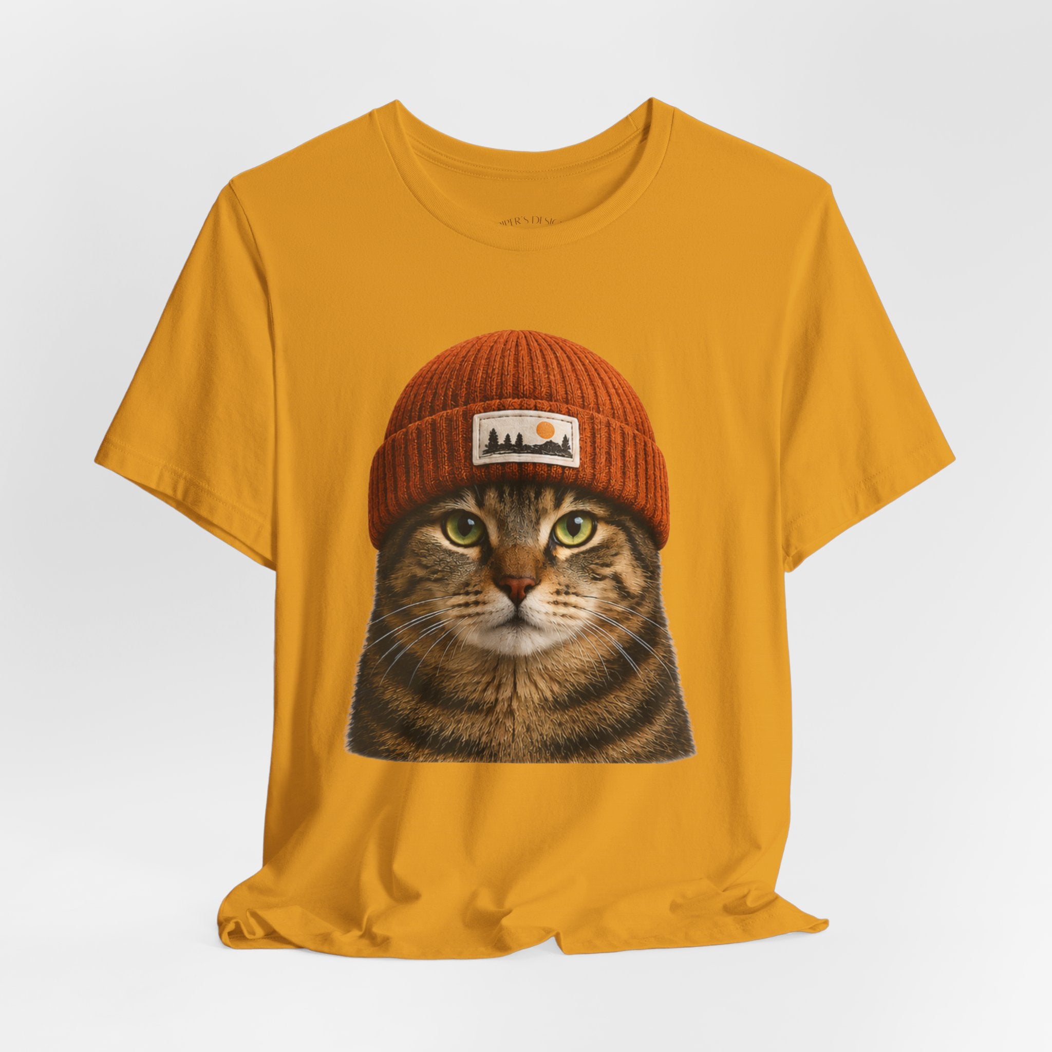 Tabby Cat in a Beanie