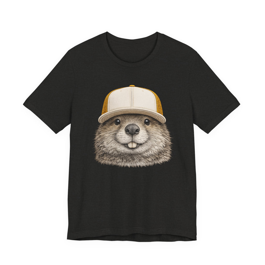 Beaver in Trucker Hat
