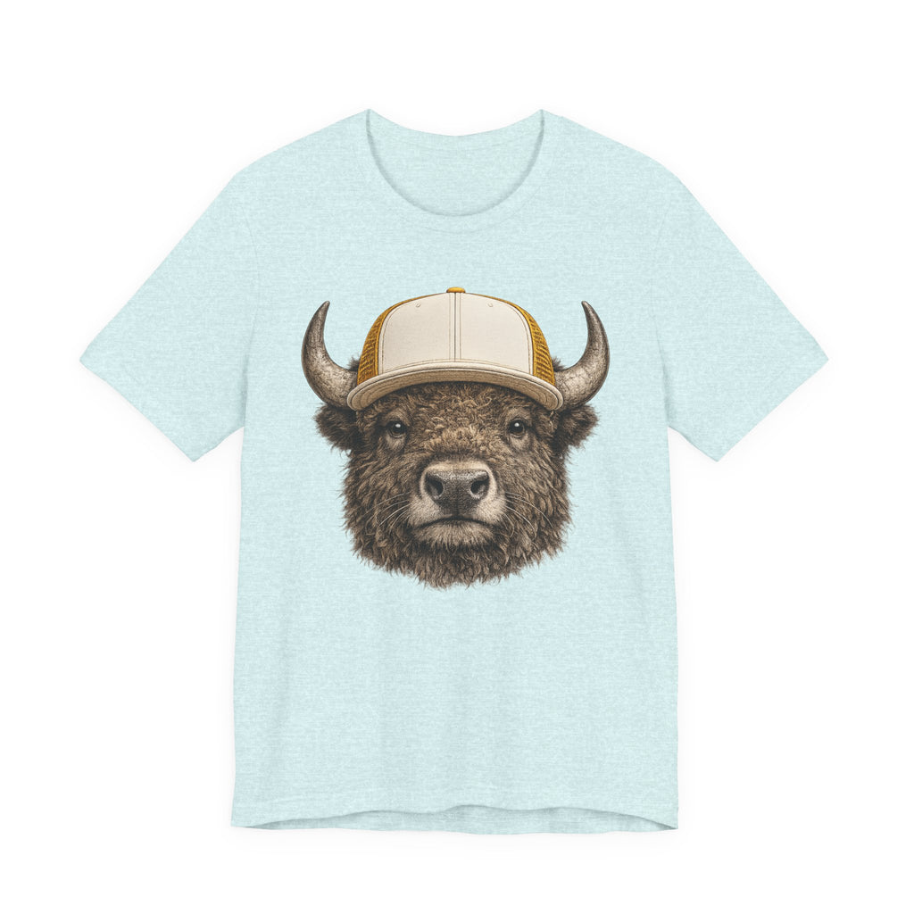 Bison in Trucker Hat
