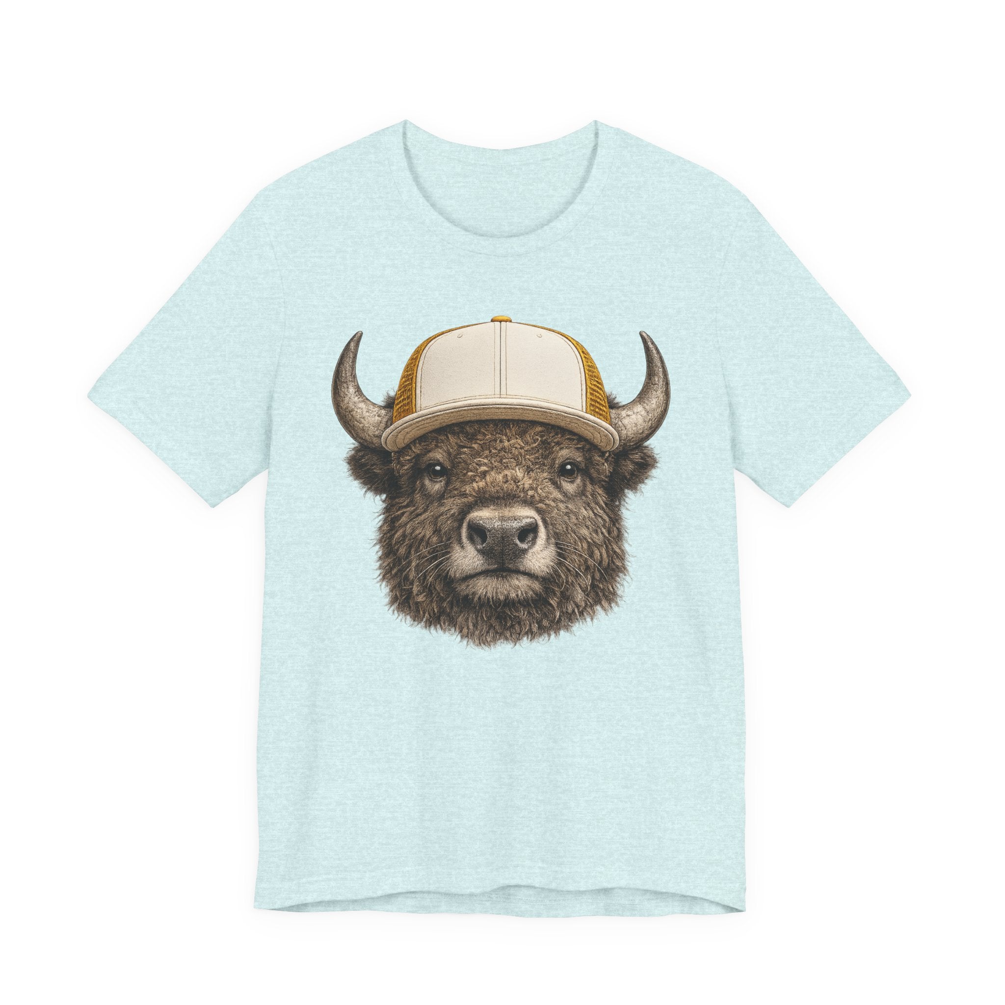 Bison in Trucker Hat