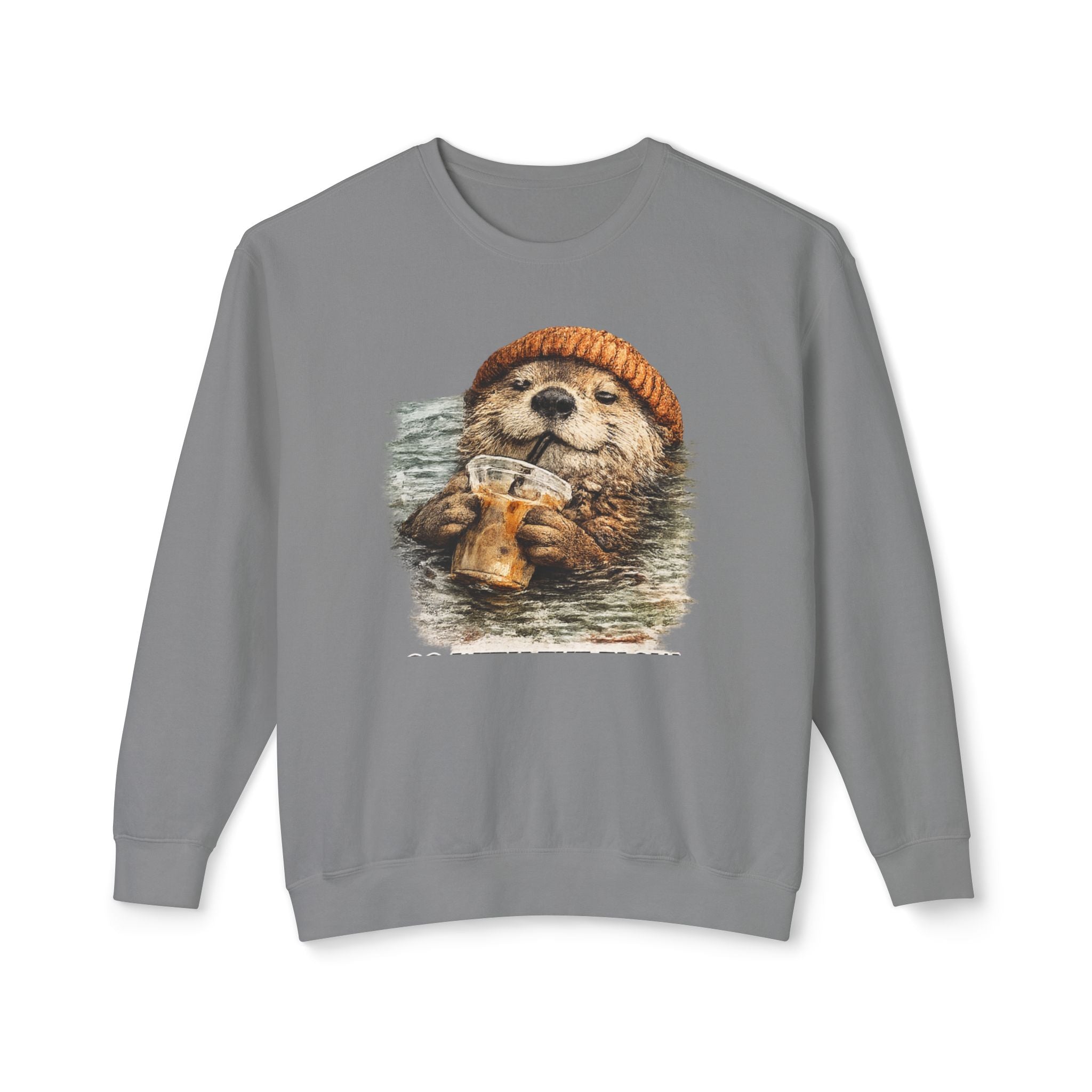 Beanie Beaver with Coffee Sweatshirt