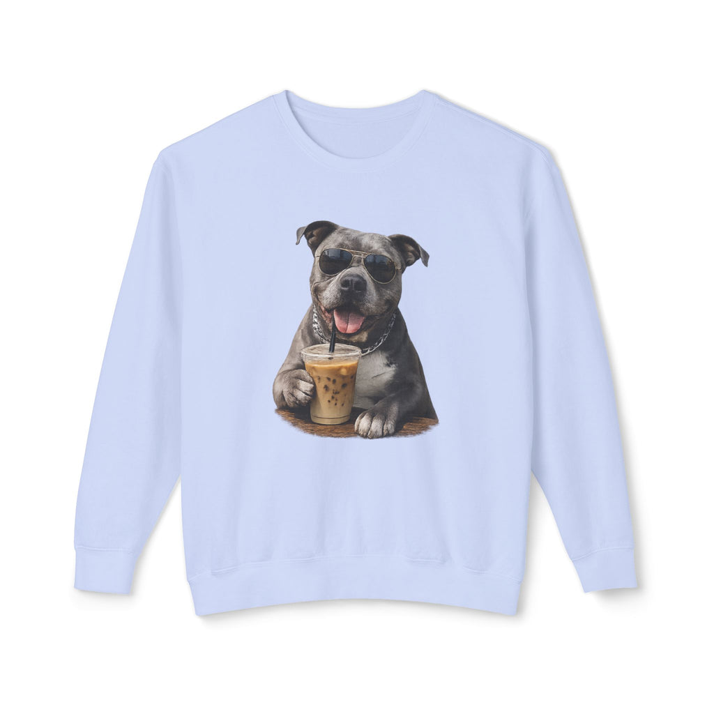 Pittie with Coffee Sweatshirt