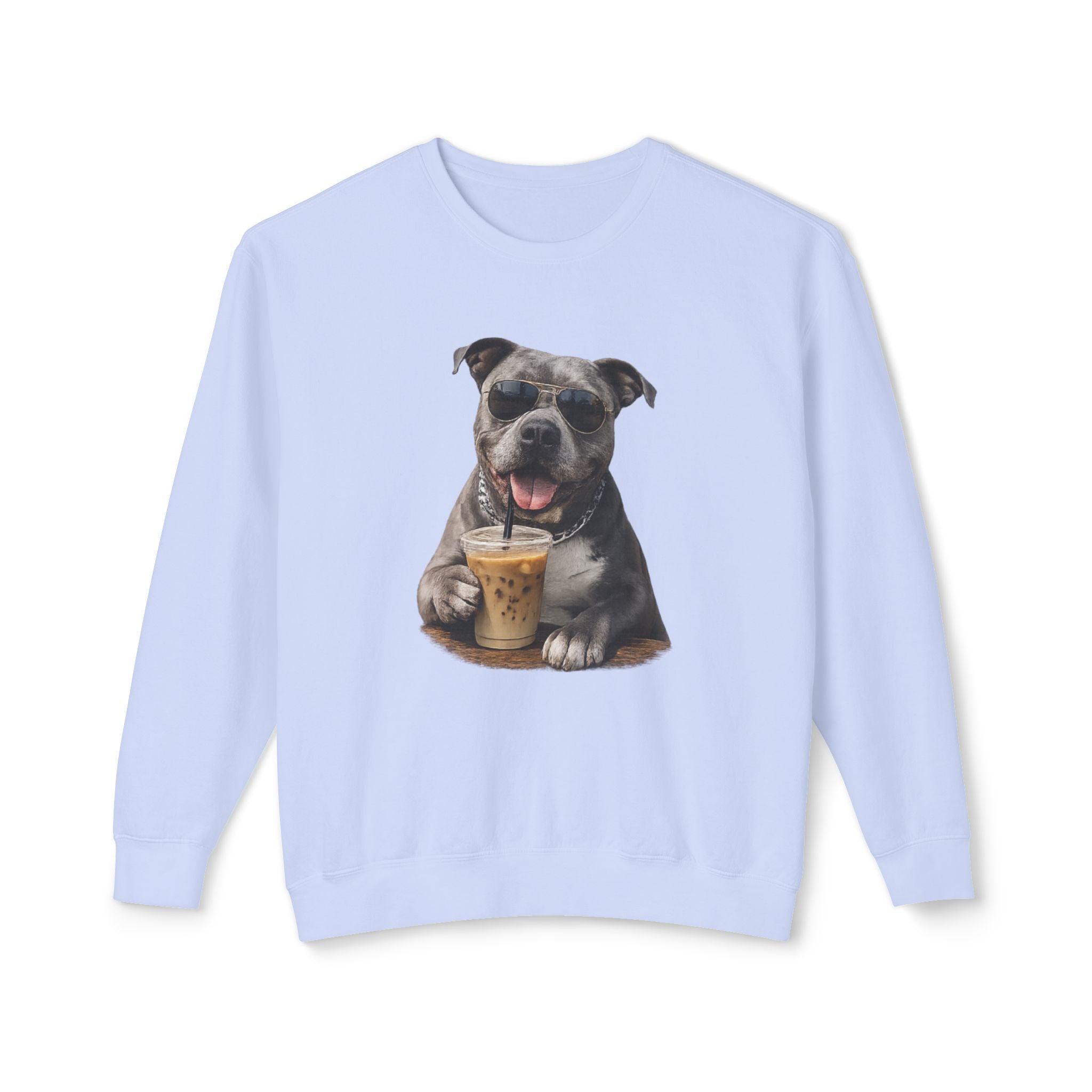 Pittie with Coffee Sweatshirt
