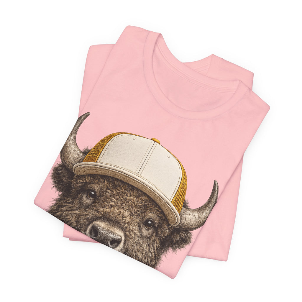 Bison in Trucker Hat