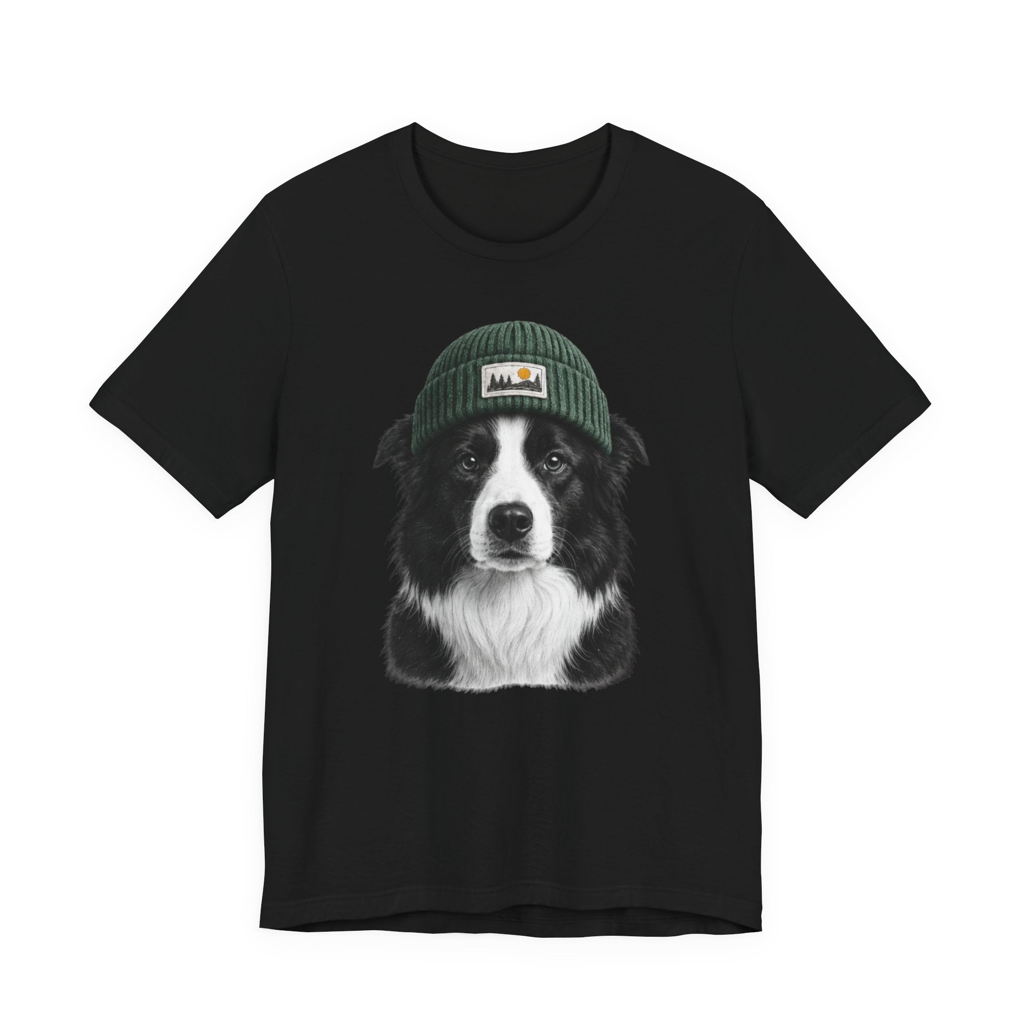 Border Collie in a Beanie