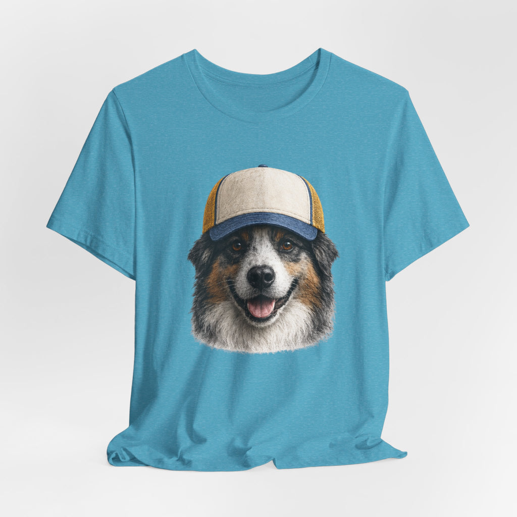 Aussie in a trucker hat