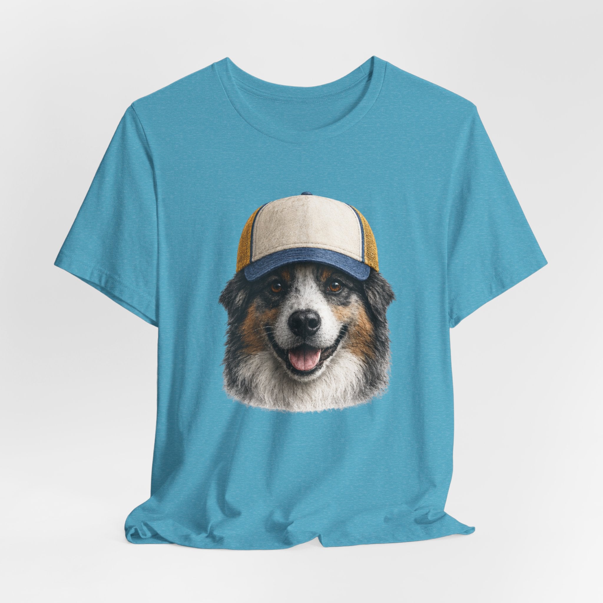 Aussie in a trucker hat