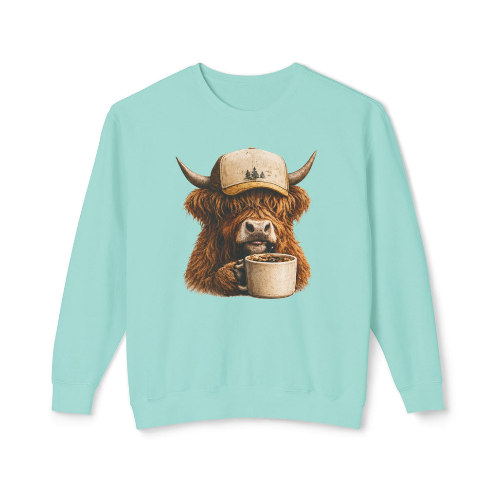 Highland Cow Coffee Sweatshirt