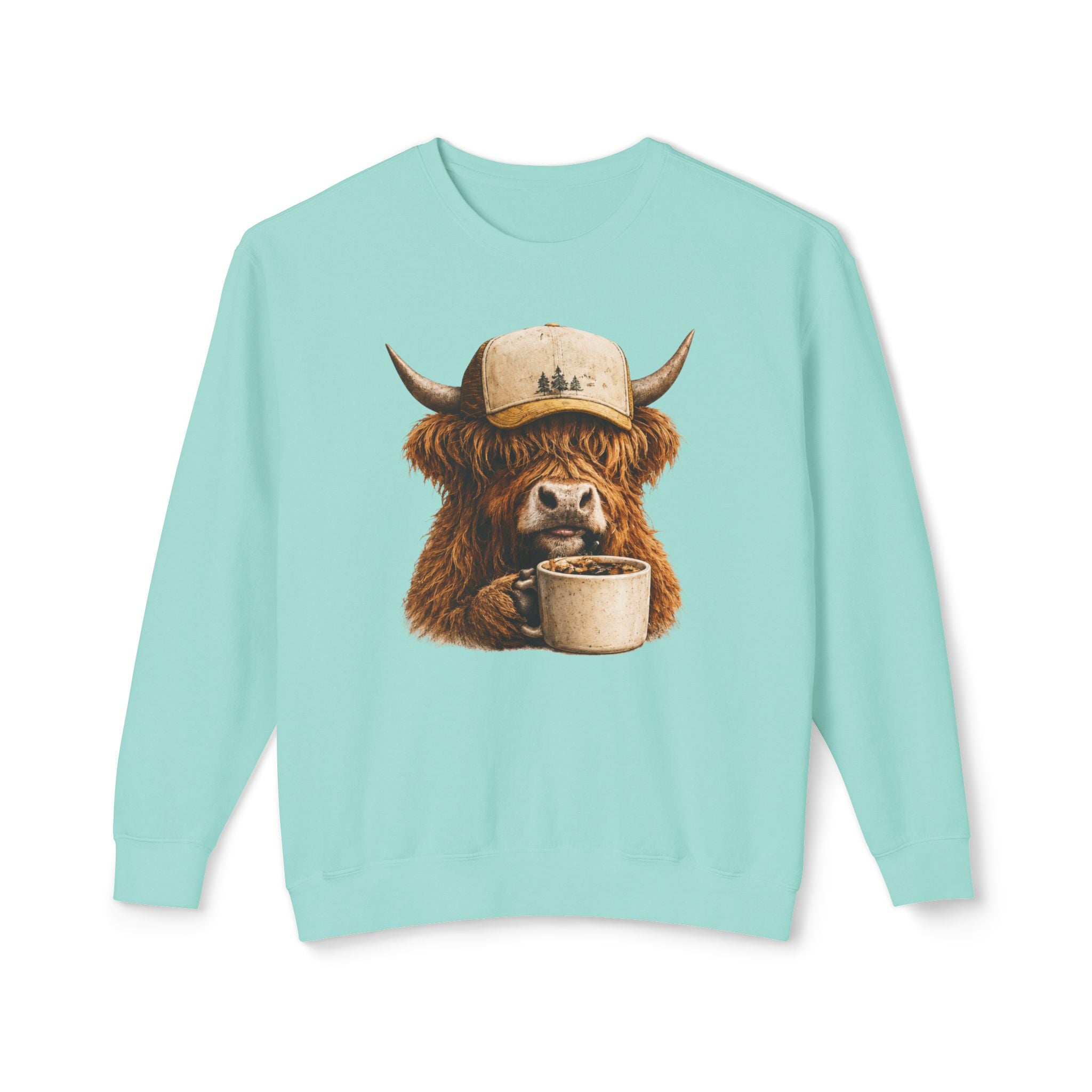 Highland Cow Coffee Sweatshirt