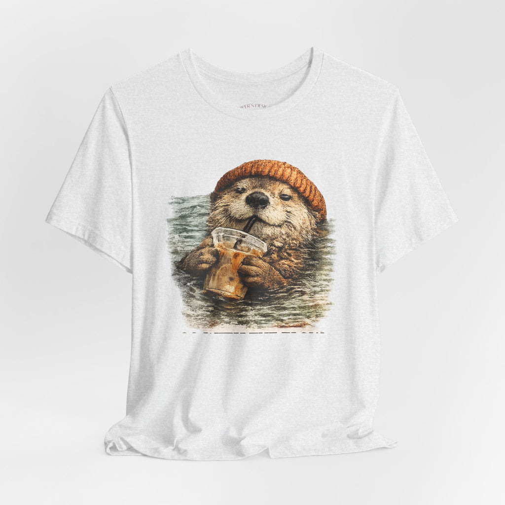 Beanie Beaver with Coffee