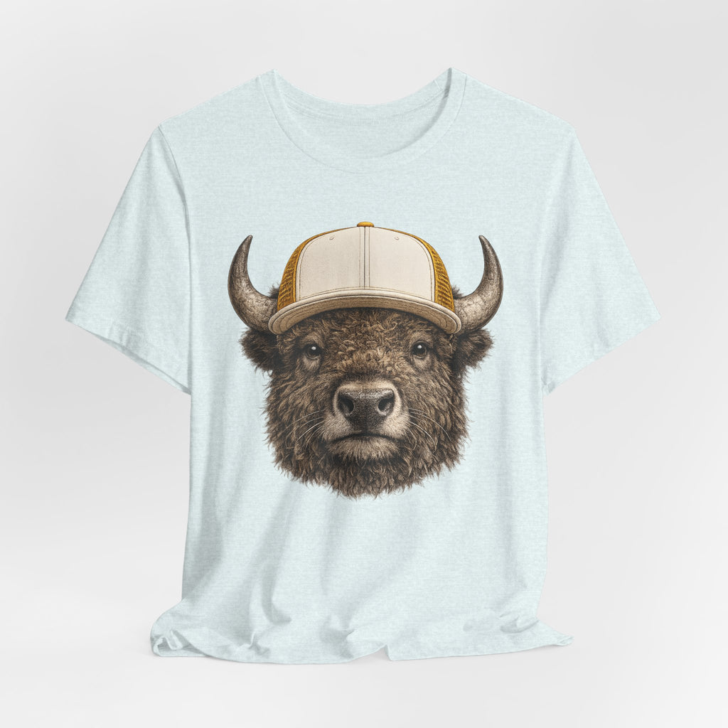 Bison in Trucker Hat