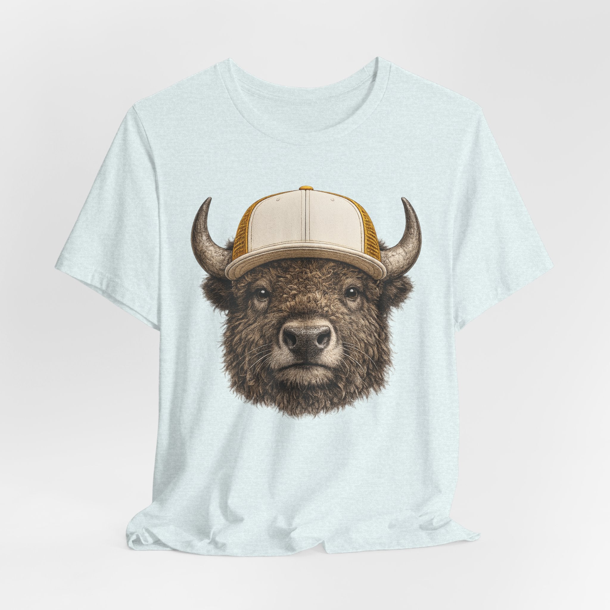 Bison in Trucker Hat