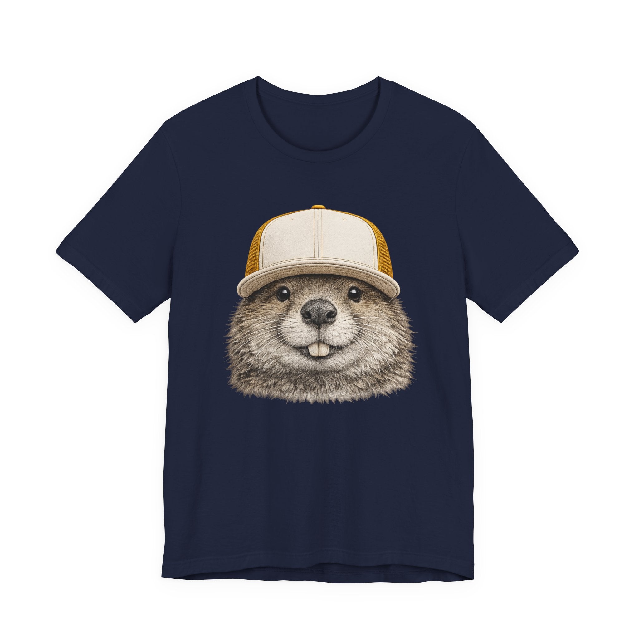 Beaver in Trucker Hat