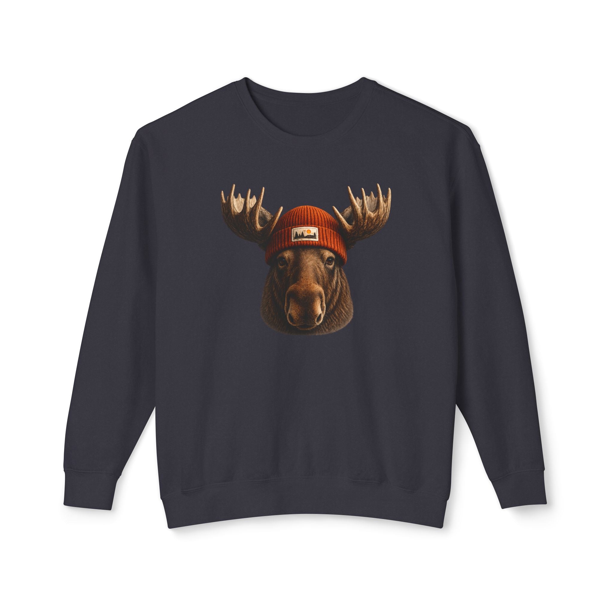 Moose Beanie Sweatshirt
