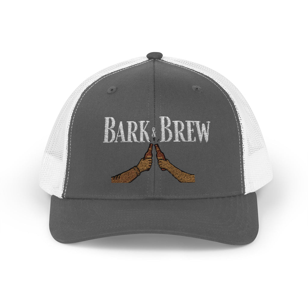 Trucker Cap — "Bark and Brew"  Snapback