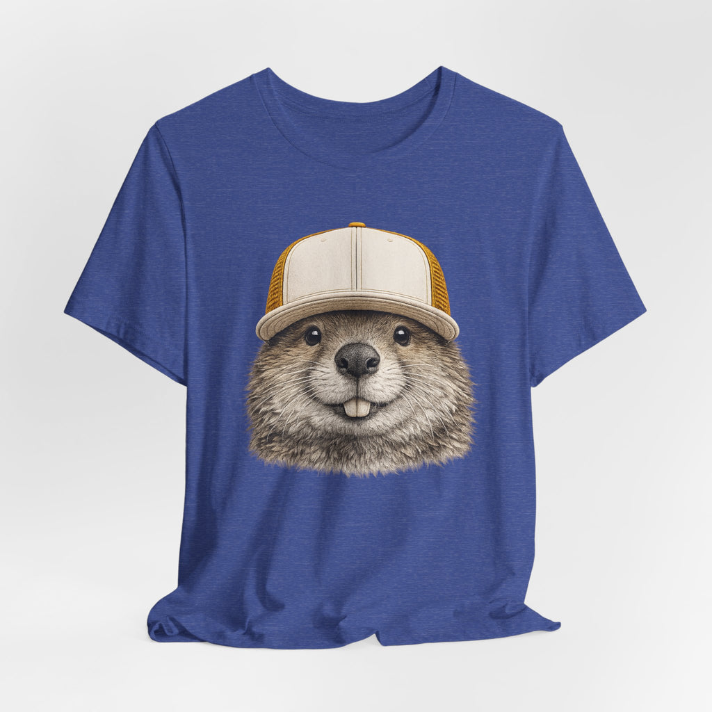 Beaver in Trucker Hat