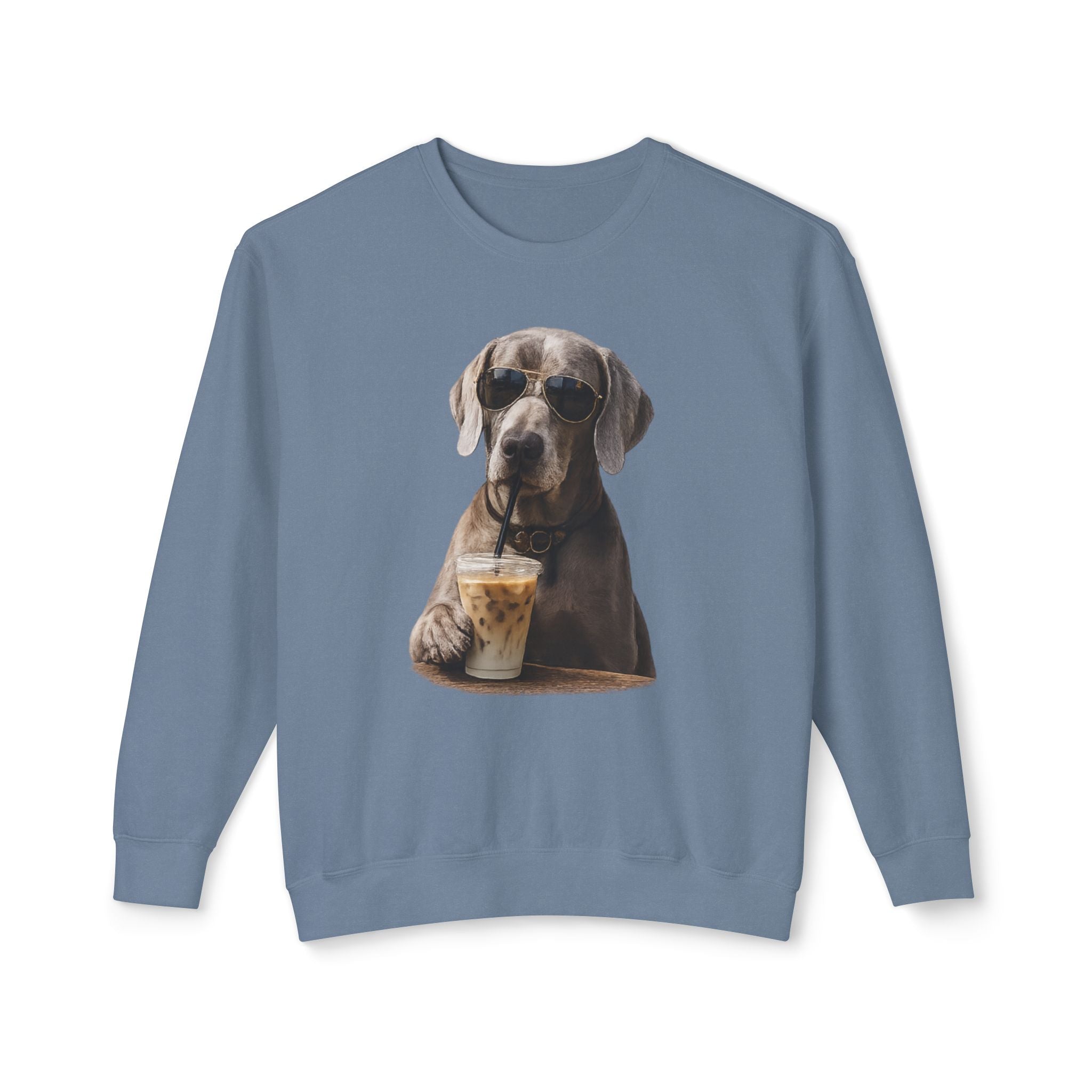 Weimaraner with Coffee Sweatshirt