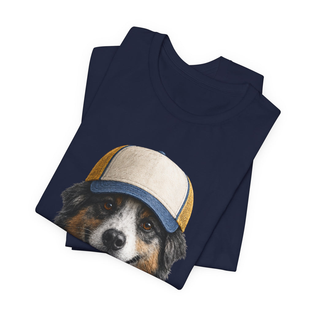 Aussie in a trucker hat