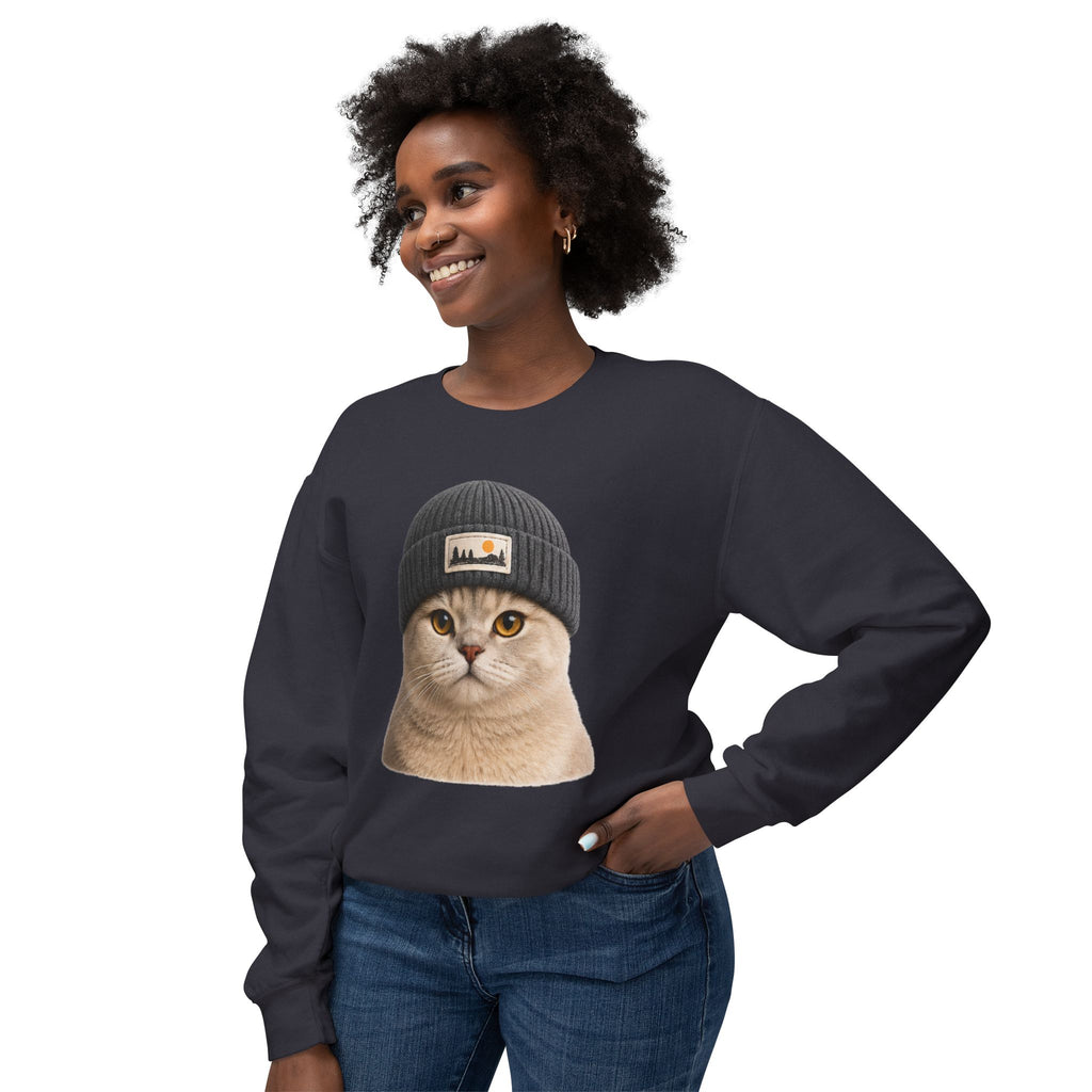 Cat Beanie Sweatshirt