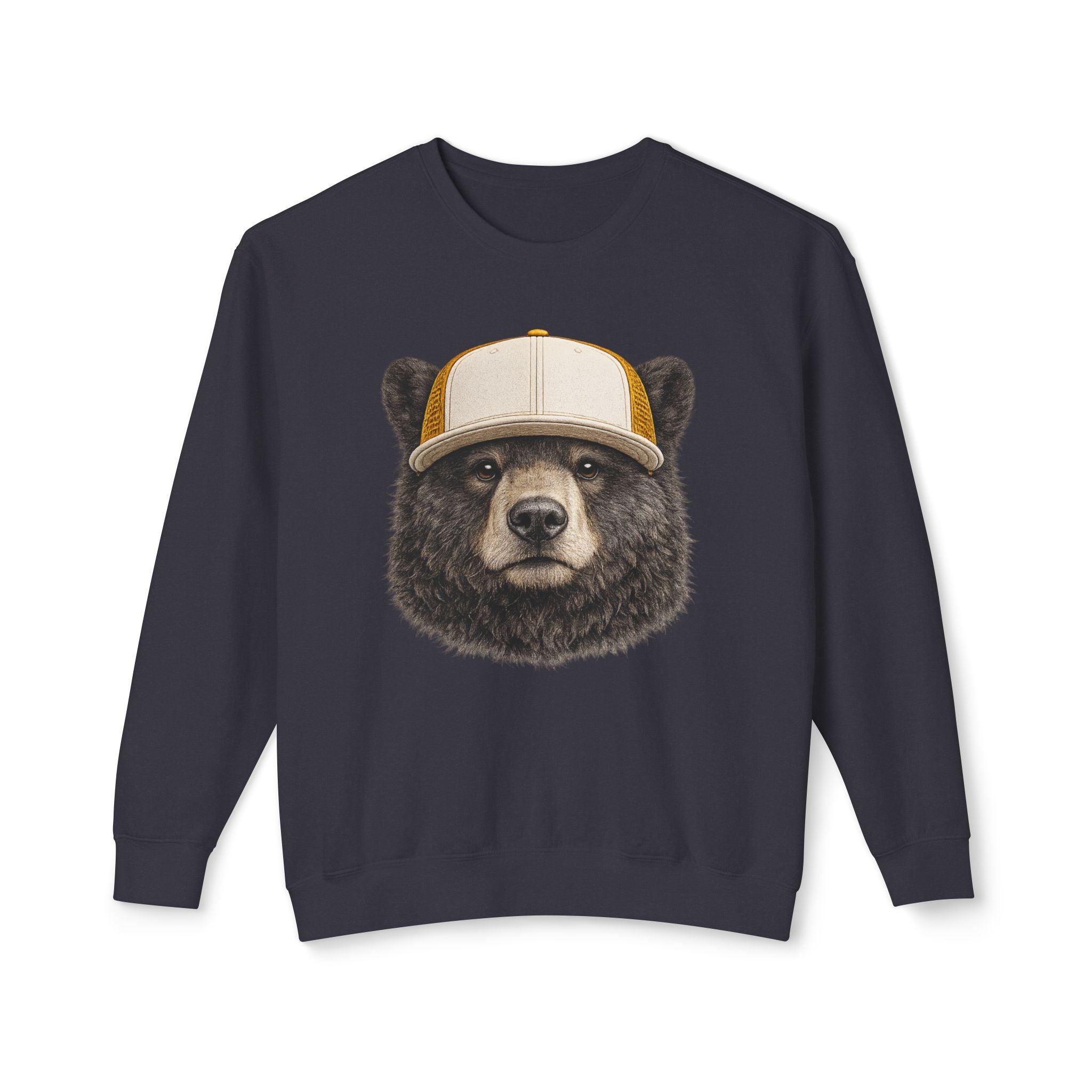 Trucker Hat Black Bear Sweatshirt