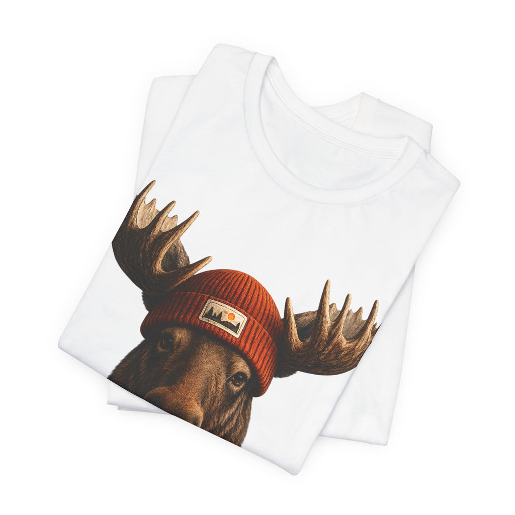 Moose in a Beanie