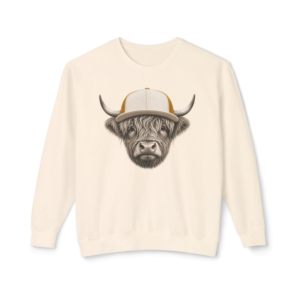 Trucker Hat Highland Cow Sweatshirt