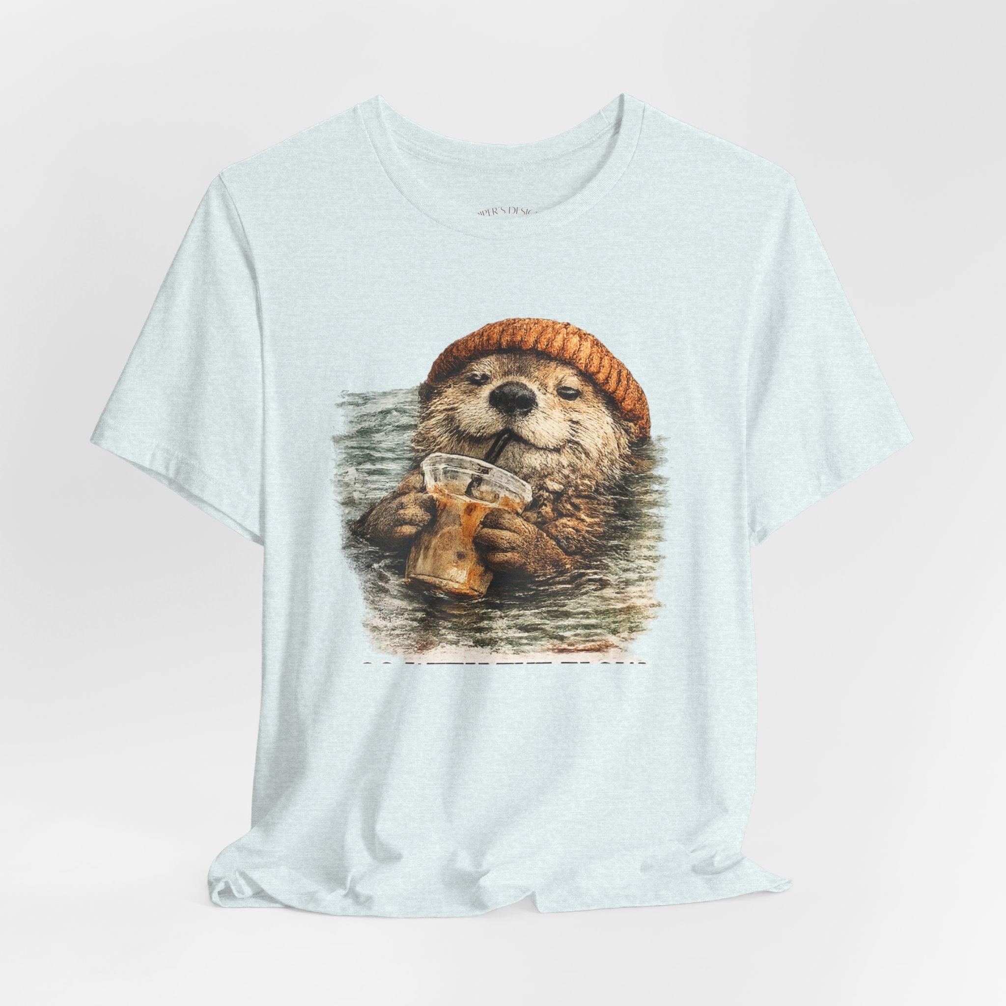 Beanie Beaver with Coffee