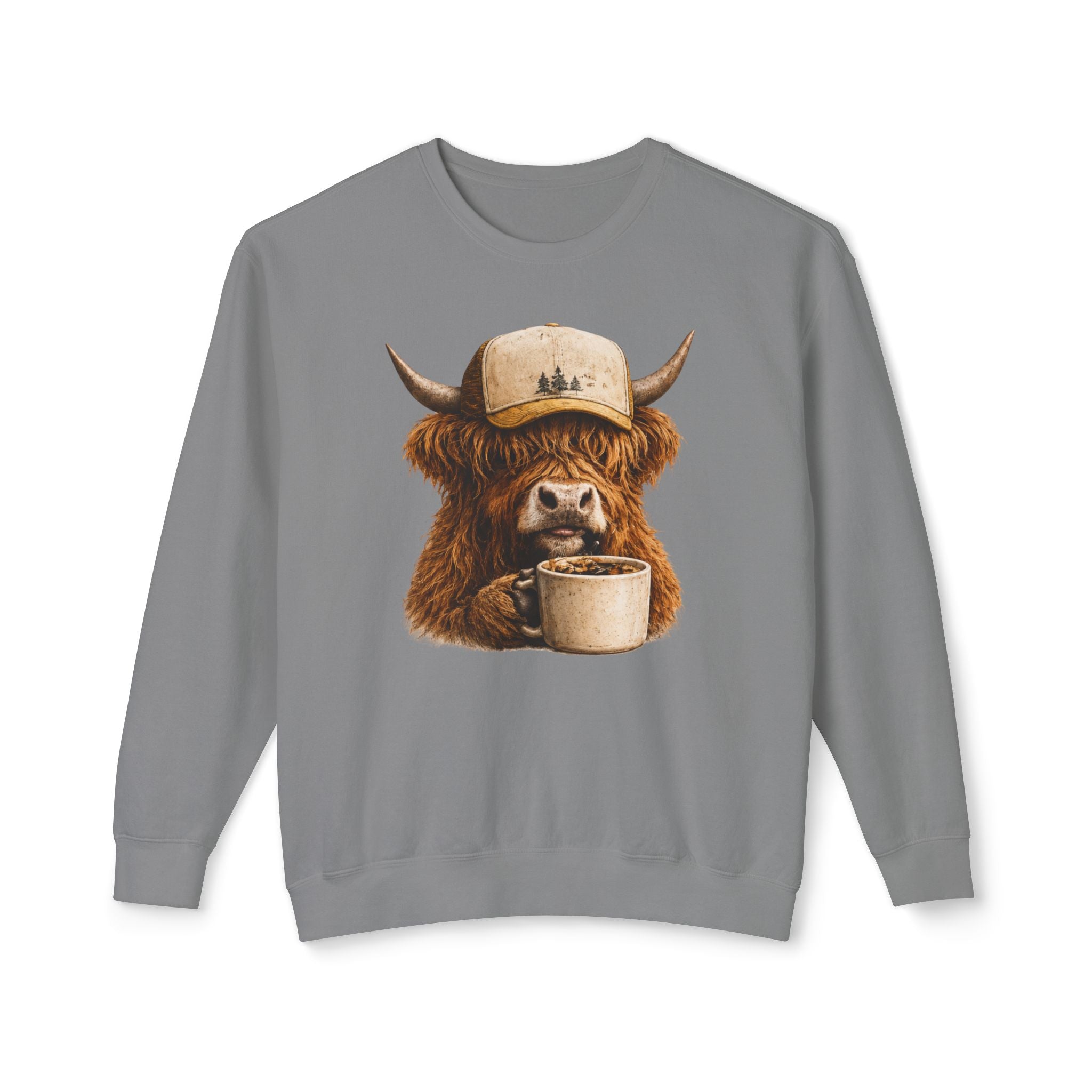 Highland Cow Coffee Sweatshirt