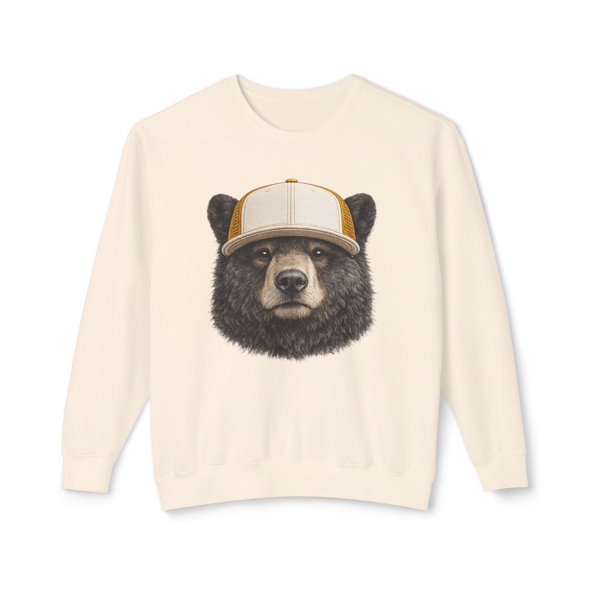 Trucker Hat Black Bear Sweatshirt