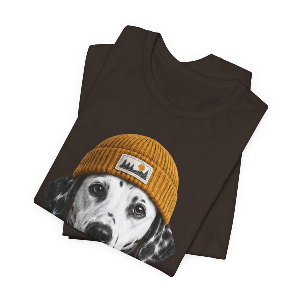 Dalmatian in a Beanie