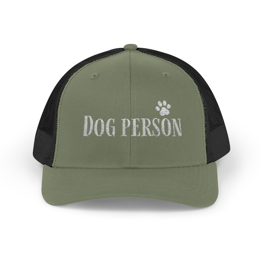 Trucker Cap — "Dog Person"  Snapback
