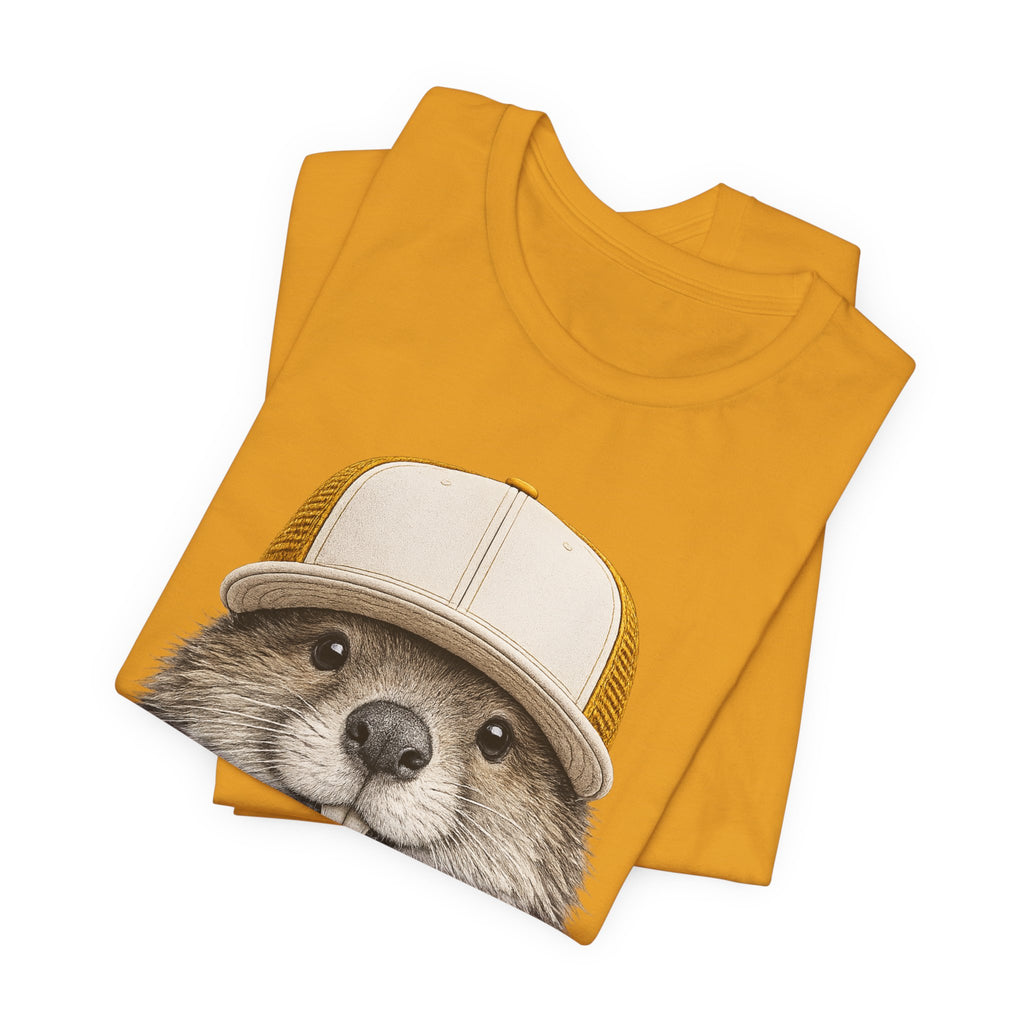 Beaver in Trucker Hat