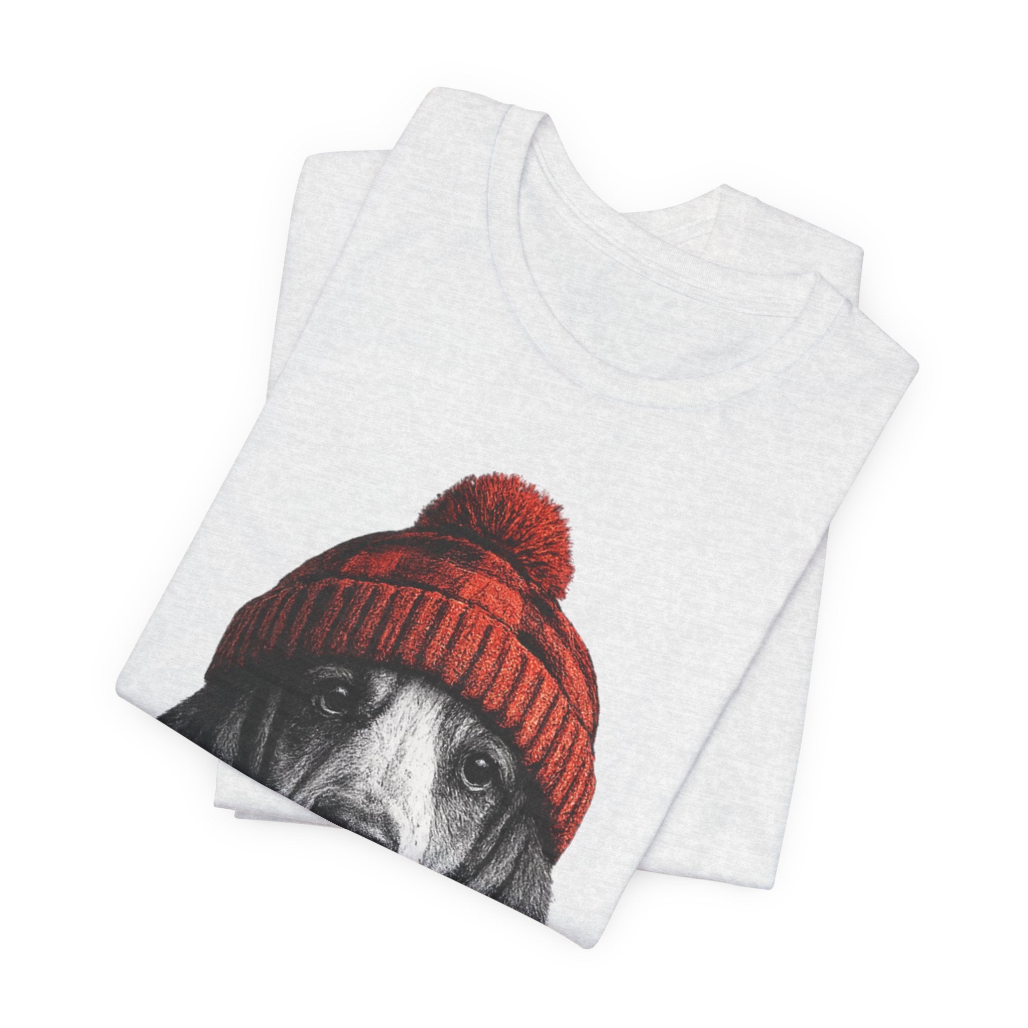 Basset in a Beanie