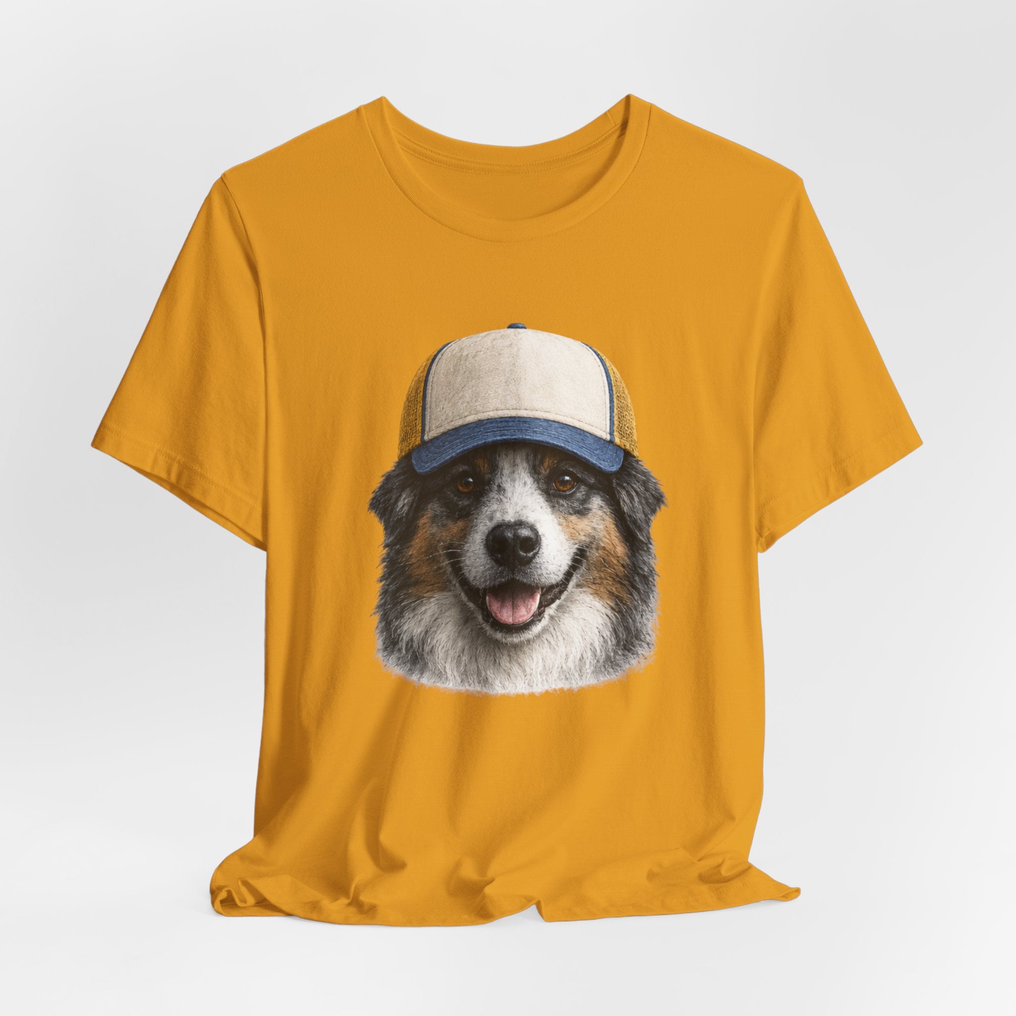 Aussie in a trucker hat