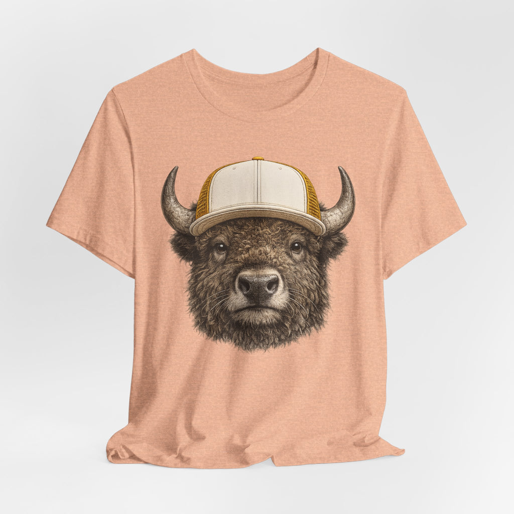 Bison in Trucker Hat