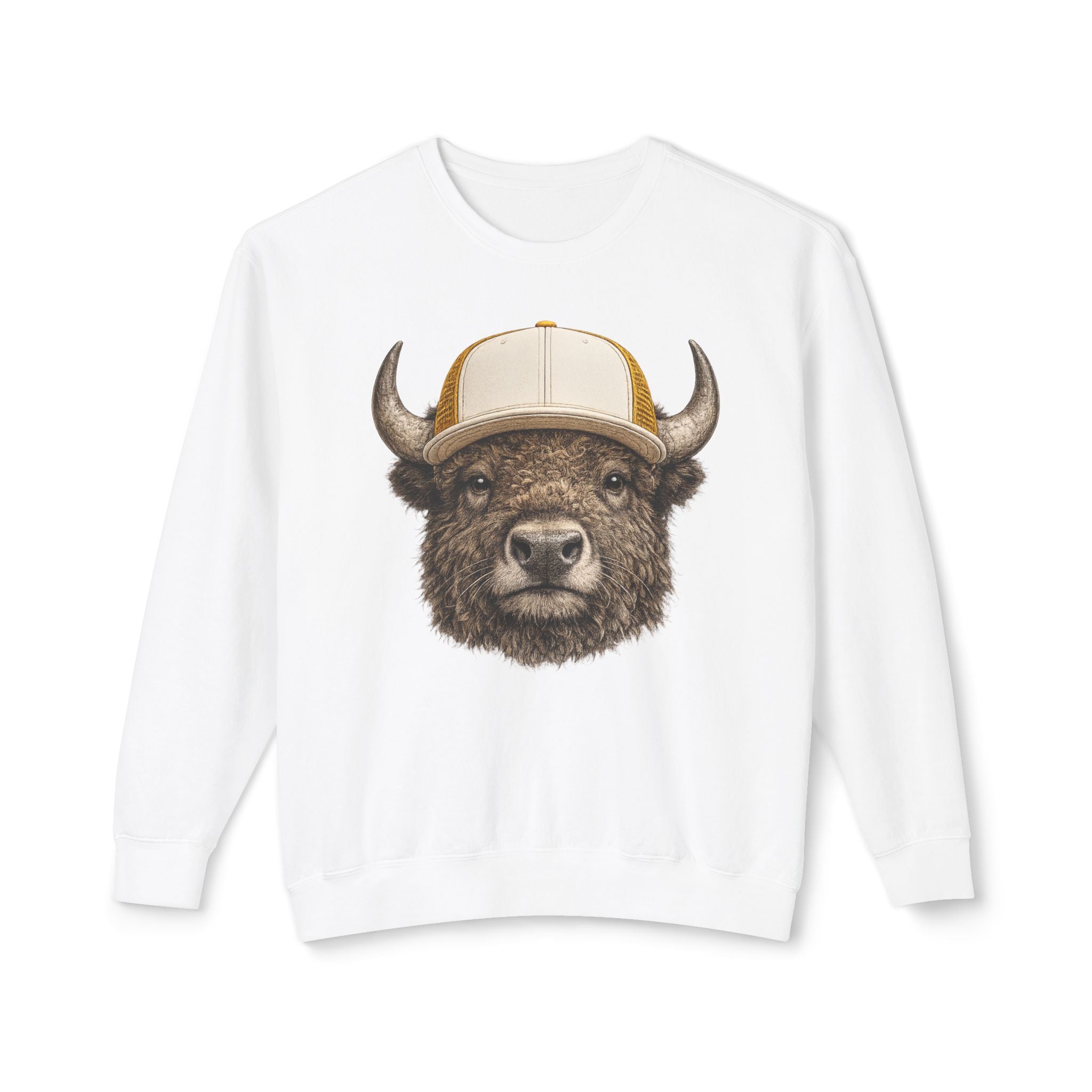Trucker Hat Bison Sweatshirt