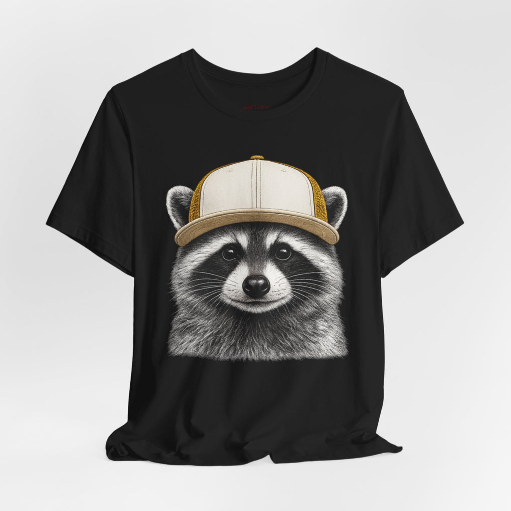 Raccoon in Trucker Hat