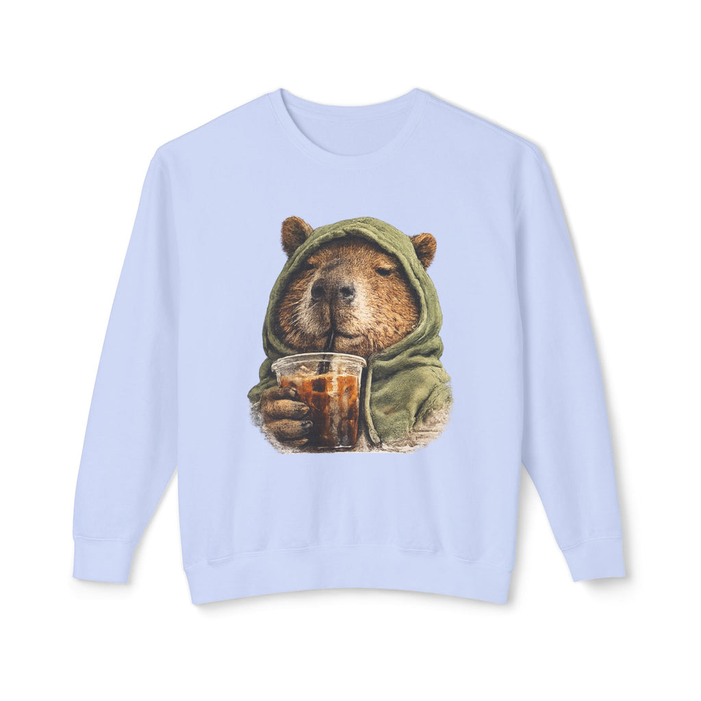 Capybara with Coffee Sweatshirt