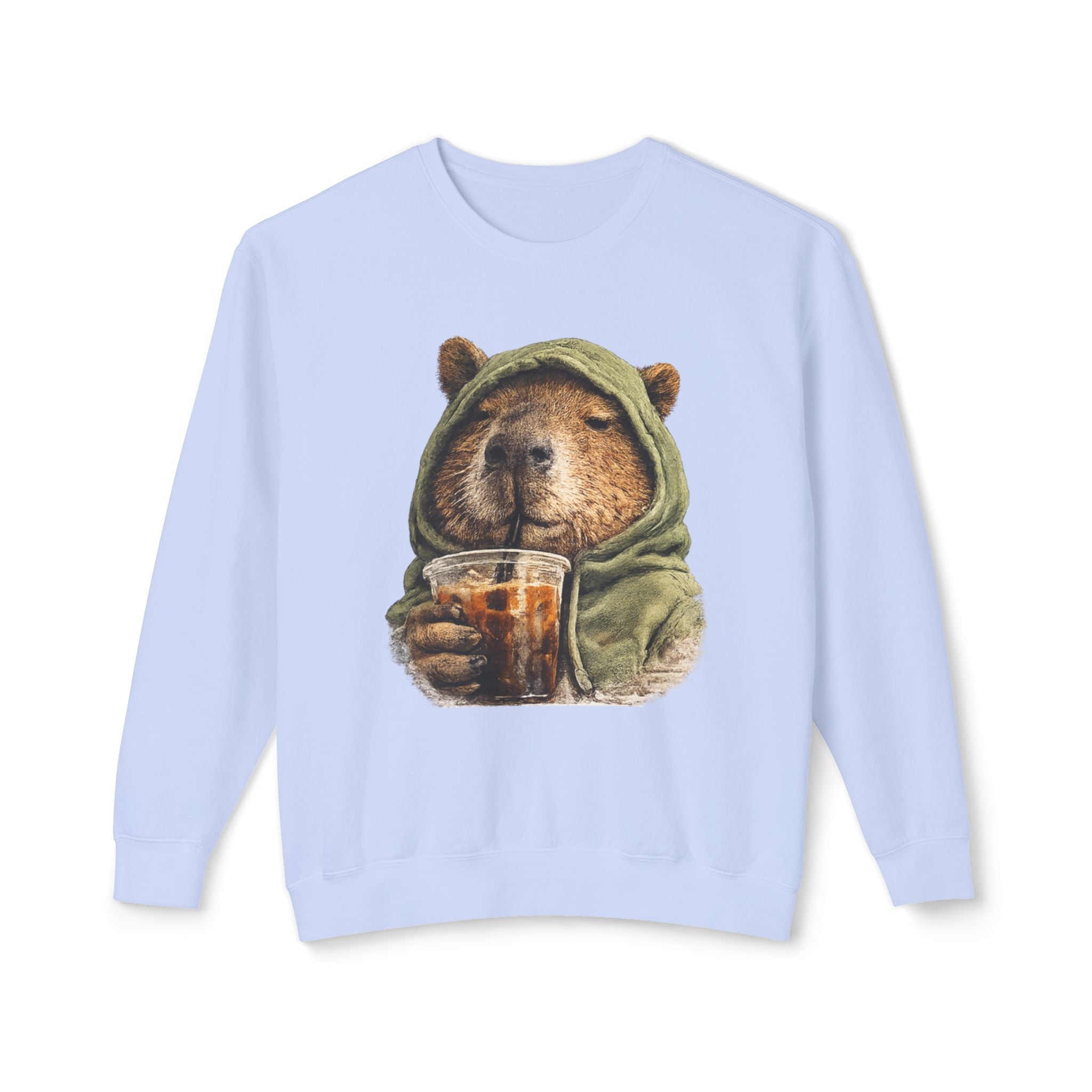 Capybara with Coffee Sweatshirt