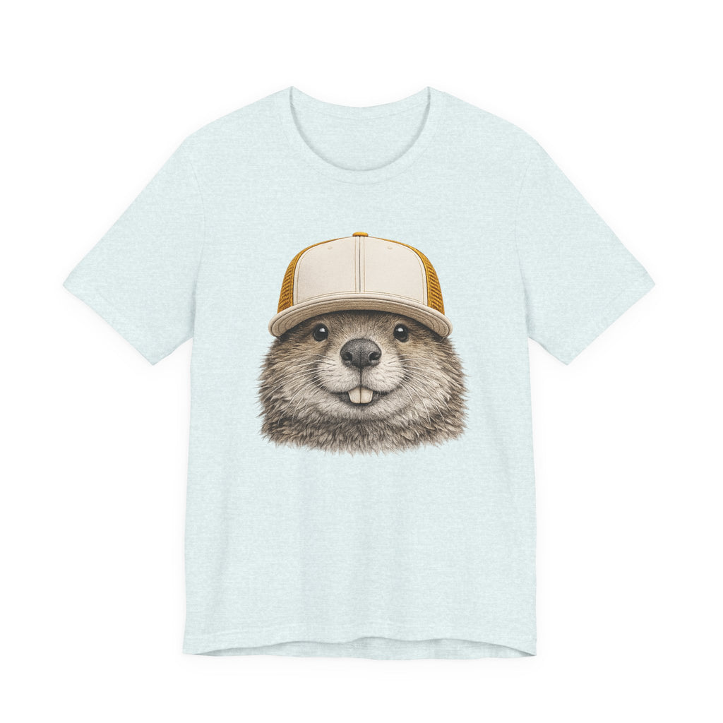 Beaver in Trucker Hat