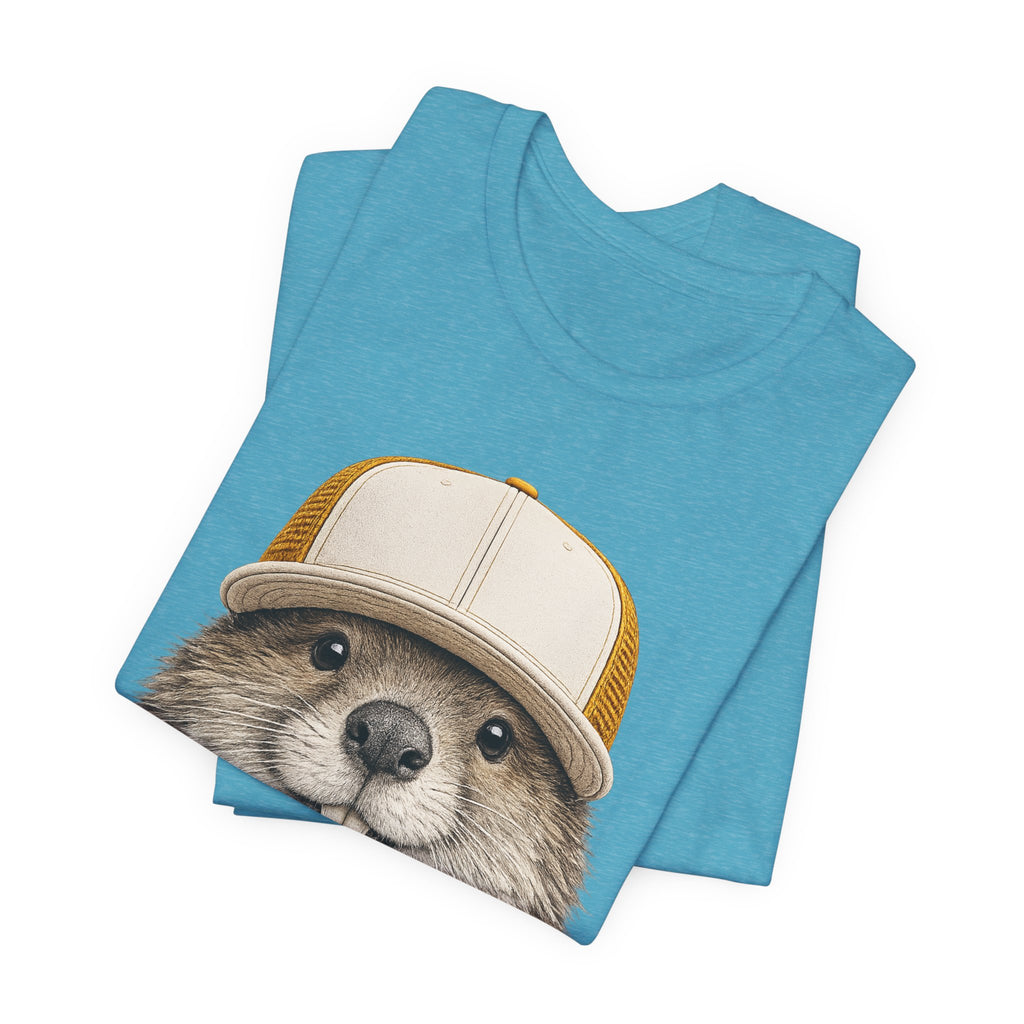 Beaver in Trucker Hat