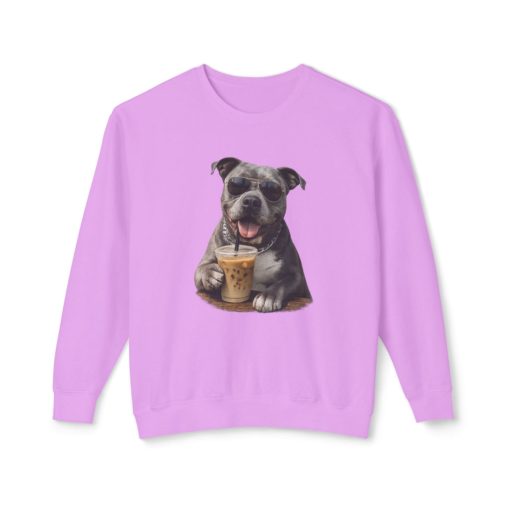 Pittie with Coffee Sweatshirt