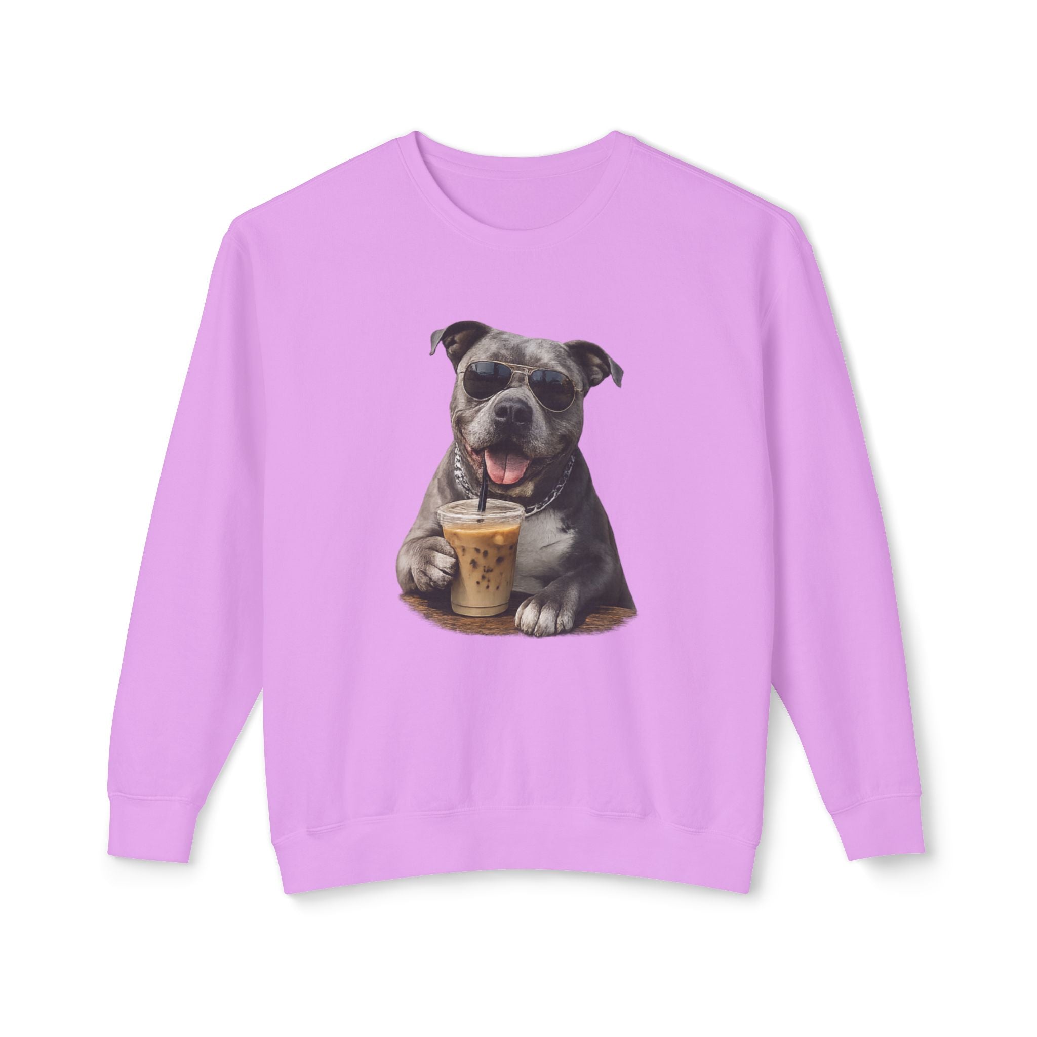 Pittie with Coffee Sweatshirt