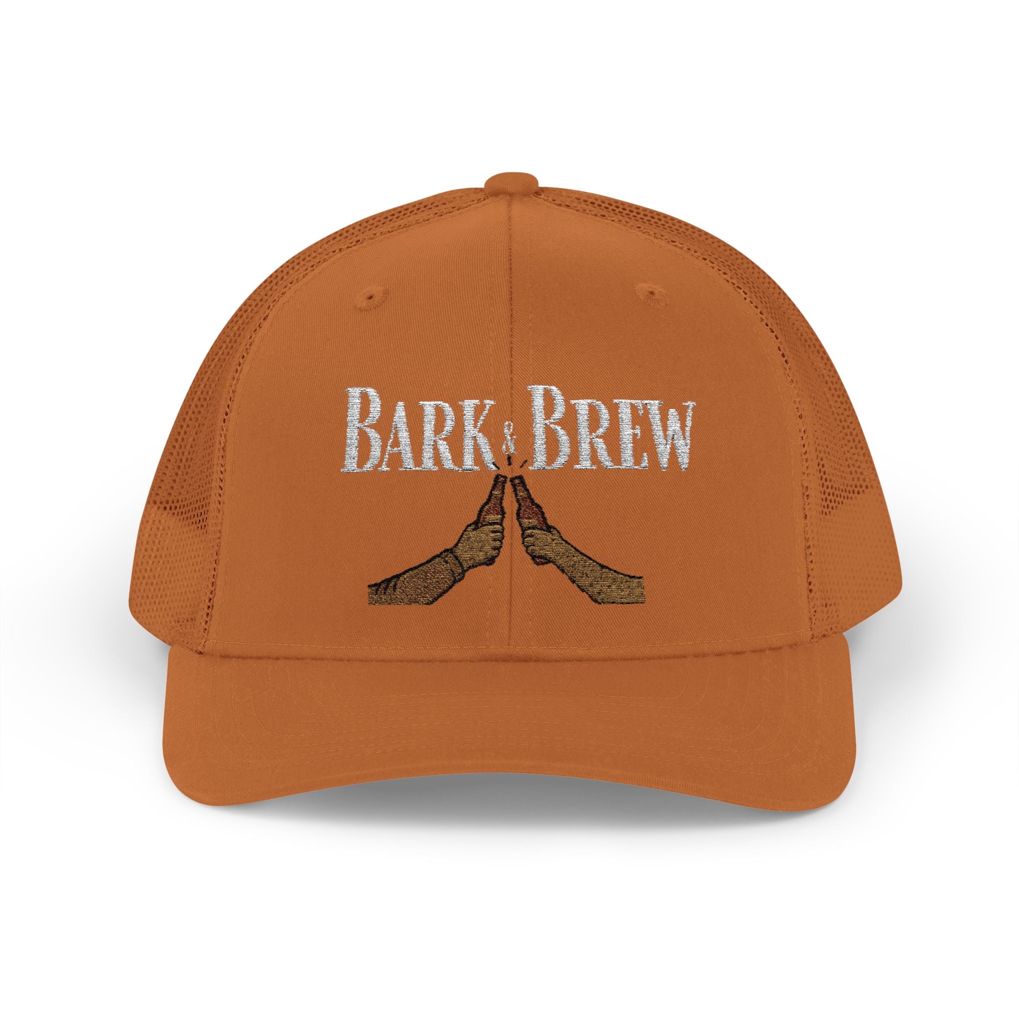 Trucker Cap — "Bark and Brew"  Snapback
