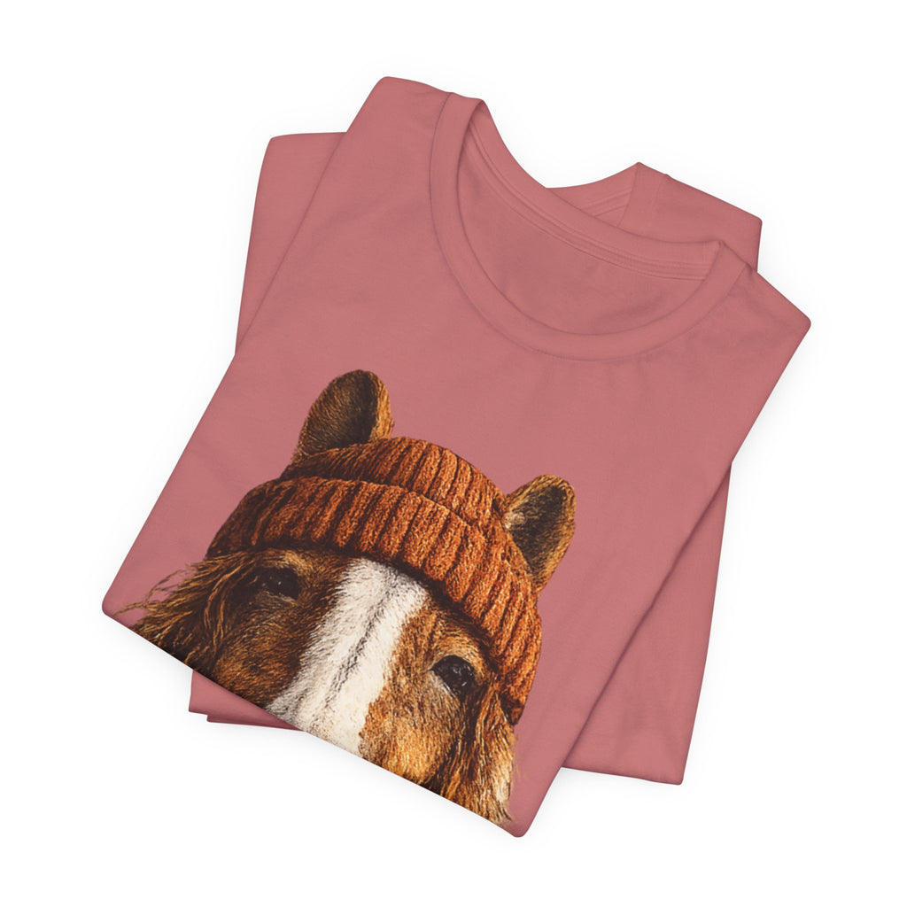 Horse in a Beanie
