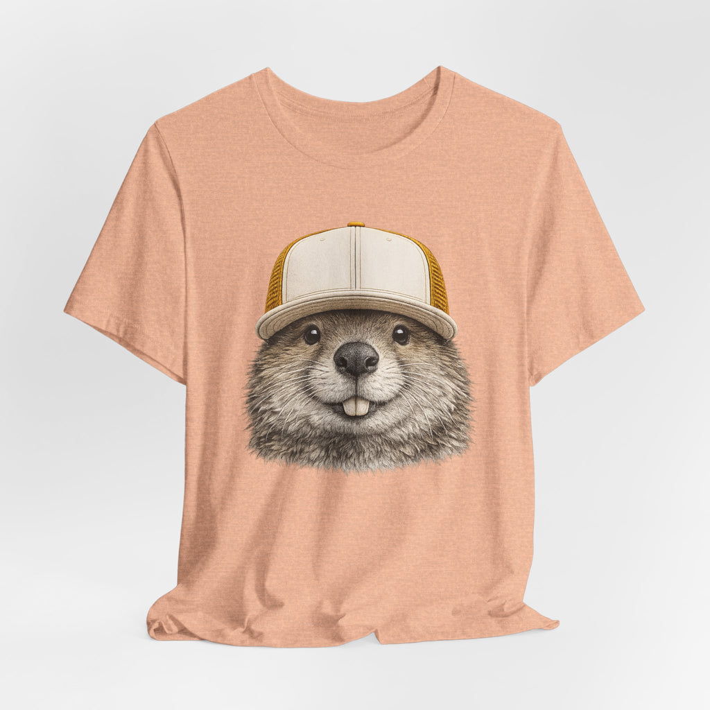 Beaver in Trucker Hat